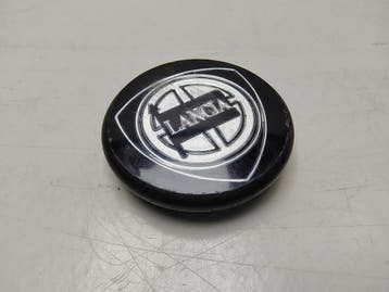 Naafdeksel zwart logo Lancia Delta Integrale, Verzenden, Nieuw