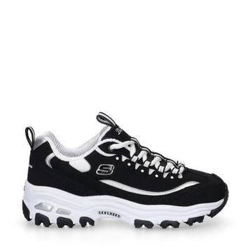Skechers DLites lage sneakers in het Zwart, Skechers, Verzenden, Zwart, Nieuw
