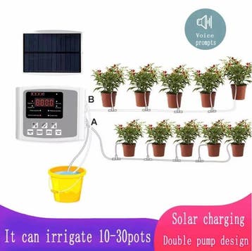 Automatisch Druppelirrigatiesysteem op Zonne-energie met Tim, Verzenden