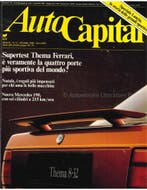 1986 AUTOCAPITAL MAGAZINE 12 ITALIAANS, Nieuw, Author