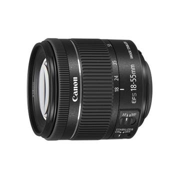 Canon EF-S 18-55mm f/4.0-5.6 IS STM objectief - Tweedehands, Verzenden, Gebruikt, Canon, Standaardlens