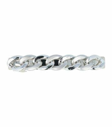 Haarspeld Patentspeld 8cm - Recht – Ketting Vorm – Zilver, Nieuw