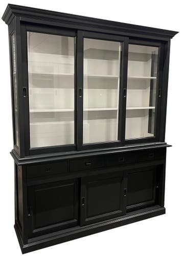 Buffetkast antraciet - wit Jubbega  180cm, Ophalen of Verzenden, Nieuw