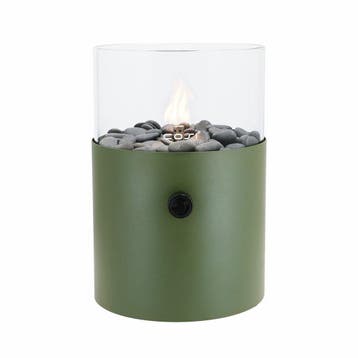 Cosi Fires Cosiscoop XL gaslantaarn Ø20,5x30 cm - mosgreen, Verzenden, Nieuw