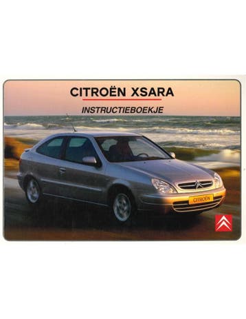 2001 CITROEN XSARA INSTRUCTIEBOEKJE NEDERLANDS, Auto diversen