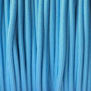 Rol 100 meter - Candy Blue Paracord 550 - #75, Ophalen of Verzenden, Nieuw, Draad