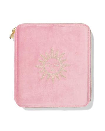 HEMA Sassy me schrijfwaren in opbergtas 20x18x4cm velvet, Verzenden, Nieuw