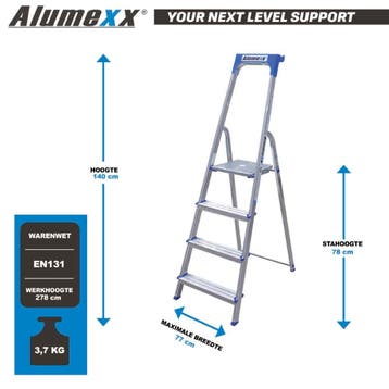 Alumexx ECO huishoudtrap, Doe-het-zelf en Verbouw, Verzenden, Nieuw