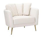 FAUTEUIL KIEV CRÈME CM 88X77X74, Huis en Inrichting, Ophalen of Verzenden, Nieuw