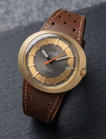 Omega - Vintage Genève Dynamic Automatic – Two-Tone Slate, Sieraden, Tassen en Uiterlijk, Nieuw