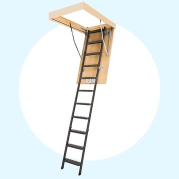 Fakro LMS  Smart 280/3 zoldertrap sparing 60x120, Doe-het-zelf en Verbouw, Verzenden, Nieuw, Ladder