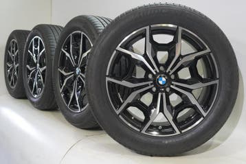 BMW X3 X4 G01 G02 887M 19 inch velgen Bridgestone Zomerbande, 19 inch, Gebruikt, Velg(en), Ophalen of Verzenden