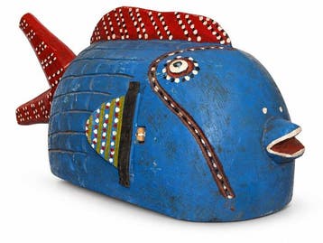 Poisson - sculptuur - Bozo - Mali (Zonder minimumprijs)
