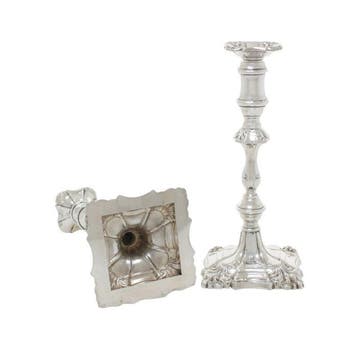 0.65 kg zilver - A Taite & Sons Ltd, London - Kaarsenhouder, Antiek en Kunst