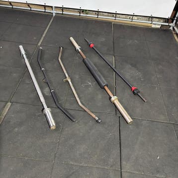 Set Met Diverse Stangen, Sport en Fitness, Ophalen of Verzenden, Nieuw, Overige typen