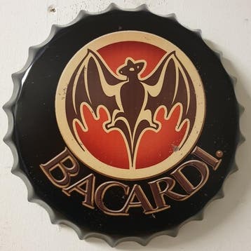Bacardi dop reclamebord, Verzamelen, Merken en Reclamevoorwerpen, Ophalen of Verzenden, Nieuw