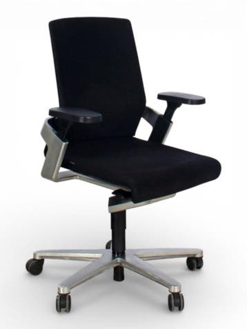 Wilkhahn ON174/7, gestoffeerd- zwart, Ophalen of Verzenden, Ergonomisch, Gebruikt