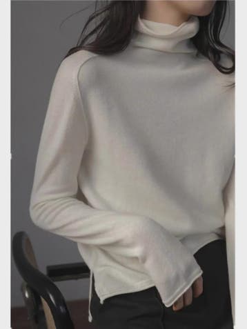 Casual all-fit Pile neck cashmere knitwear Women's Fall/Wint, Verzenden, Nieuw