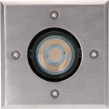 LED Grondspot - Sanola Aton - Inbouw - Vierkant - GU10, Ophalen of Verzenden, Nieuw, Vloerspot of Grondspot, Led