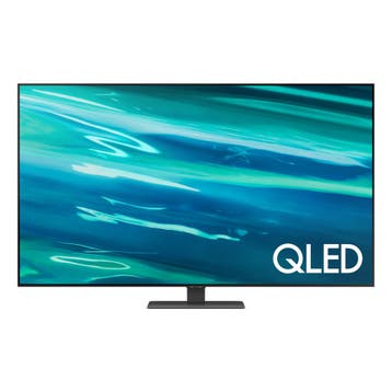 Samsung Q80A 65 inch 4K QLED 100 Hz Smart TV, Ophalen, Zo goed als nieuw, 100 Hz, Samsung