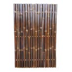 Bamboescherm zwart 60-90mm 200x90cm, Verzenden, Nieuw