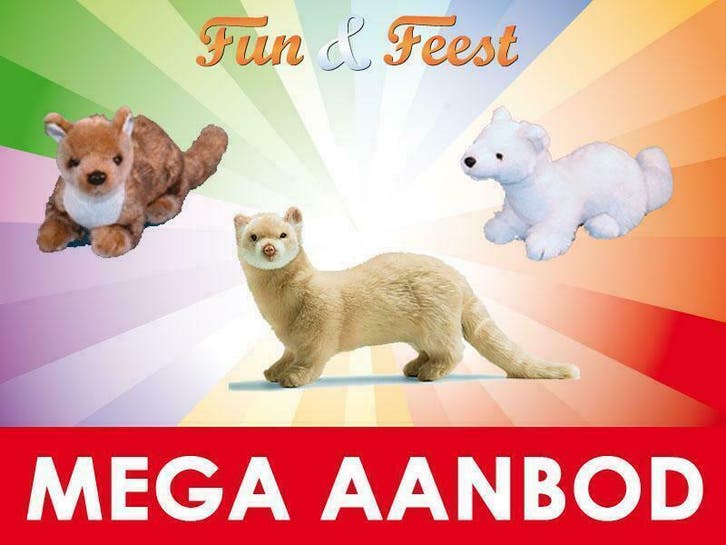 Fret knuffels -Mega aanbod pluche Fretten knuffels, Kinderen en Baby's, Speelgoed | Knuffels en Pluche, Overige typen, Nieuw, Ophalen of Verzenden