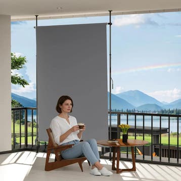 YEAUPE Pro Store Verticale buitenzonwering 150×300cm, zwa.., Verzenden, Nieuw
