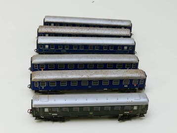 Schaal H0  Set Märklin 4049 Internationale Schlafwagenges.., Ophalen of Verzenden, Gebruikt, Overige typen, Märklin