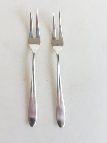 Gerritsen en van Kempen Zeist - Model 400 Stel vleesvorkjes, Antiek en Kunst