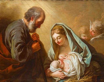 Antonio Balestra (1666-1740), seguace di - Madonna del latte