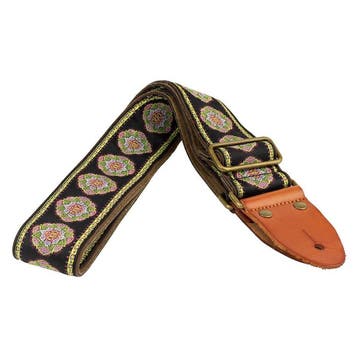 Gaucho GST-1280-9 gitaarband, 2 jacquard weefsel, leren, Ophalen of Verzenden, Nieuw