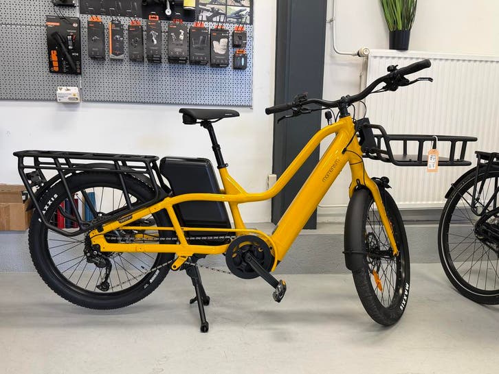 Giant/Momentum PakYak E+ Longtail Familiefiets 500w, Fietsen en Brommers, Elektrische fietsen, Minder dan 47 cm, 50 km per accu of meer