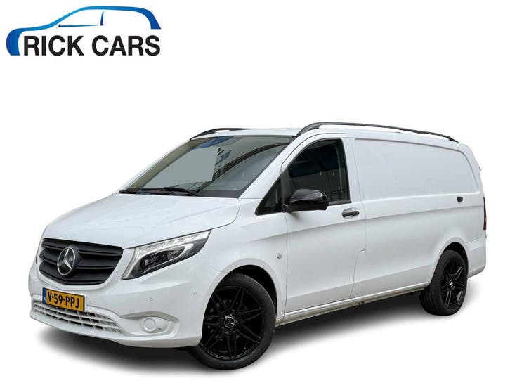 Zakelijke Lease |  Mercedes-Benz Vito 116 CDI Lang, Auto's, Bestelauto's, Dealer onderhouden, Lease, Zwart, Automaat, Wit, Mercedes-Benz