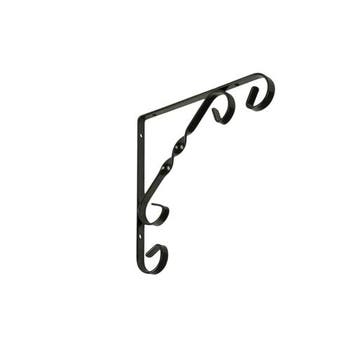 Duraline - Plankdrager - Ornament Zwart - Metaal - 15x15cm, Verzenden, Nieuw