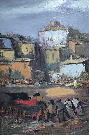 Juan Escoda Corominas (1920-2012) - Tarde en la villa