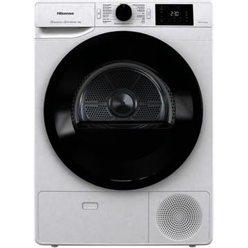 Hisense Condensdroger 8kg, Witgoed en Apparatuur, Wasdrogers, 8 tot 10 kg, Refurbished, Voorlader, 85 tot 90 cm