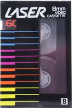 Laser 8mm Video Cassette 60 Minuten voor Video8 Camcorder (N, Verzenden, Nieuw
