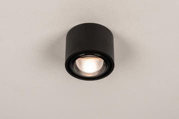 Rietveld Plafondlampen - Zwart - Glas, Metaal, Aluminium, Verzenden, Nieuw
