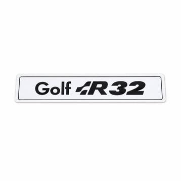 Originele showroomkentekenplaat golf R32, Ophalen of Verzenden, Nieuw