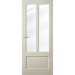 Austria binnendeur Fresno 78x201,5 (Wit, Blank facetglas), Minder dan 80 cm, Binnendeur, Nieuw, Ophalen of Verzenden