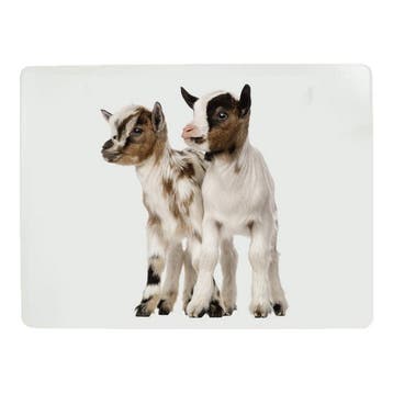 *placemat dwerggeit 30x40cm (4)*, Verzenden, Nieuw