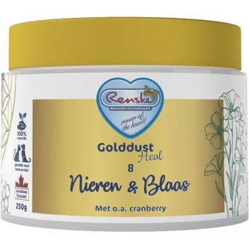 Renske Golddust Heal 8 - Nieren & Blaas 250gram, Verzenden, Nieuw