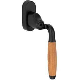 SKG2 Draaikiepgarnituur afsluitbaar Ton teak/smal rechts mat, Verzenden, Nieuw