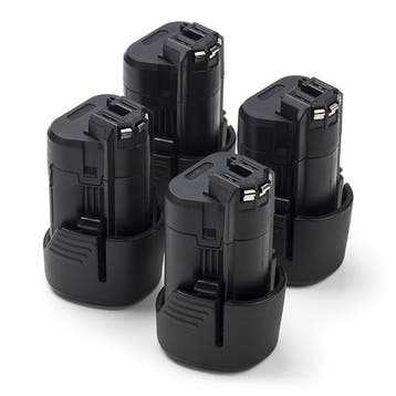 Starterset: 4x Bosch GBA 12V accus, 123accu huismerk, Verzenden, Nieuw