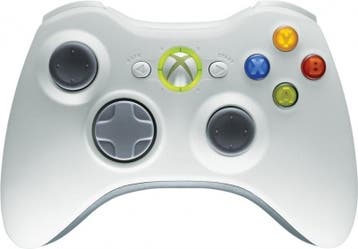 Microsoft Wireless Gamepad (Wit) (Xbox 360), Verzenden, Gebruikt