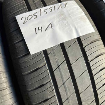 4 x Goodyear 205-55-17 Zomerbanden 5,5mm, Gebruikt, 17 inch, Band(en), Personenwagen
