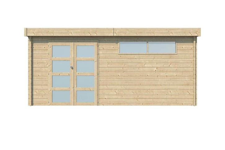 Woodlands Blokhut Modern met Dakisolatie 505 x 295 cm, Tuin en Terras, Tuinhuizen