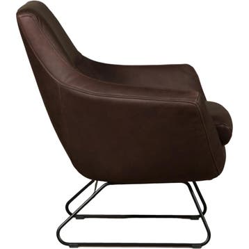 Set van 2 Leren fauteuils Fame - Rancho Brown (bruin), Huis en Inrichting, Fauteuils, Nieuw, Ophalen of Verzenden, 75 tot 100 cm