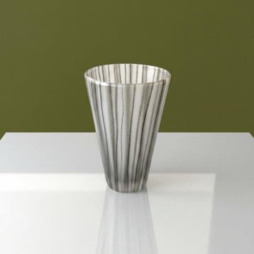 Orrefors - Ingegerd Raman - Vaas - Straw Black - Glas -