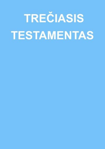 Treiasis Testamentas | Anna Maria Hosta | Nieuw, Ophalen of Verzenden, Nieuw, Anna Maria Hosta